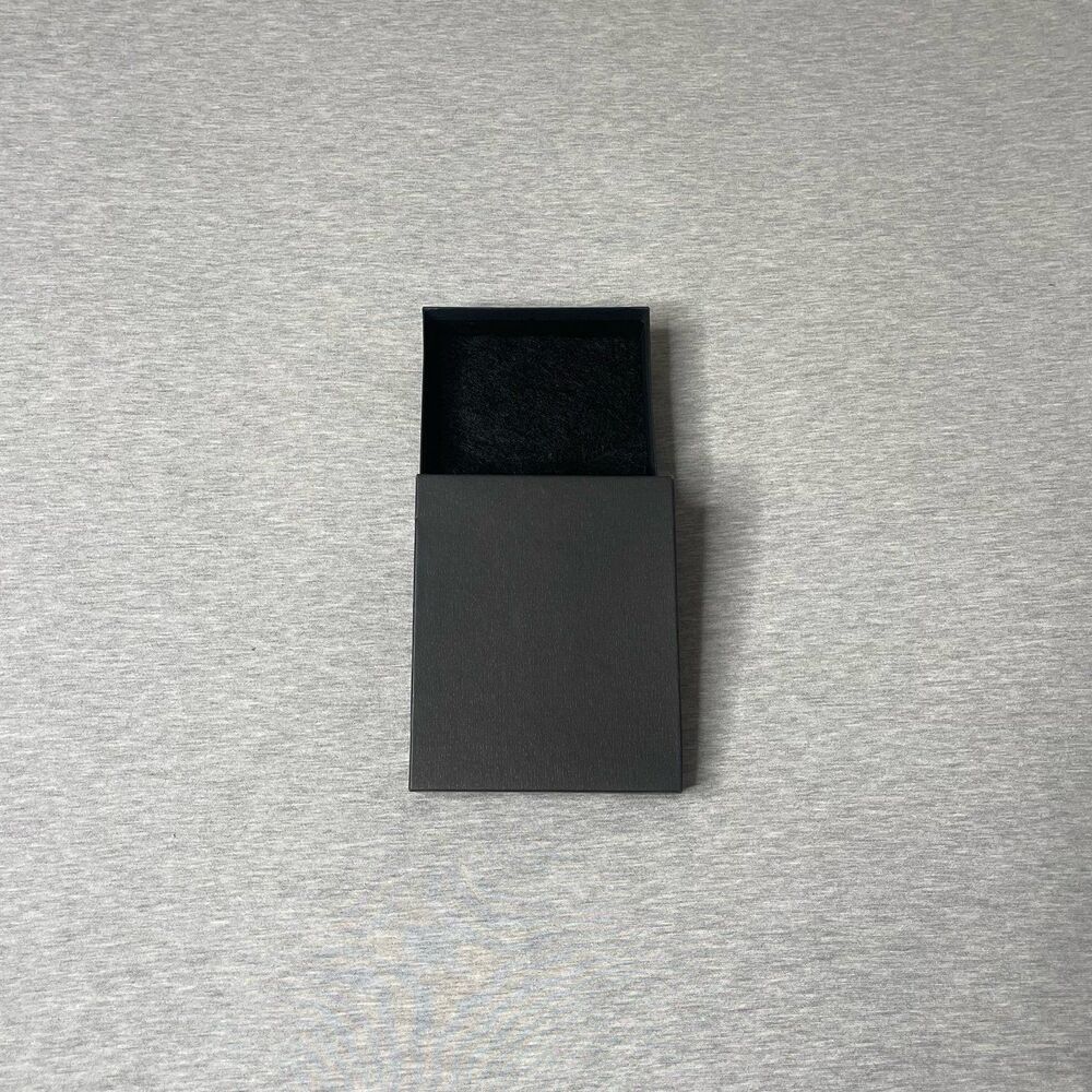 Macy’s Solid Black 5.5” x 6” Jewelry Necklace & Bracelet Gift Box